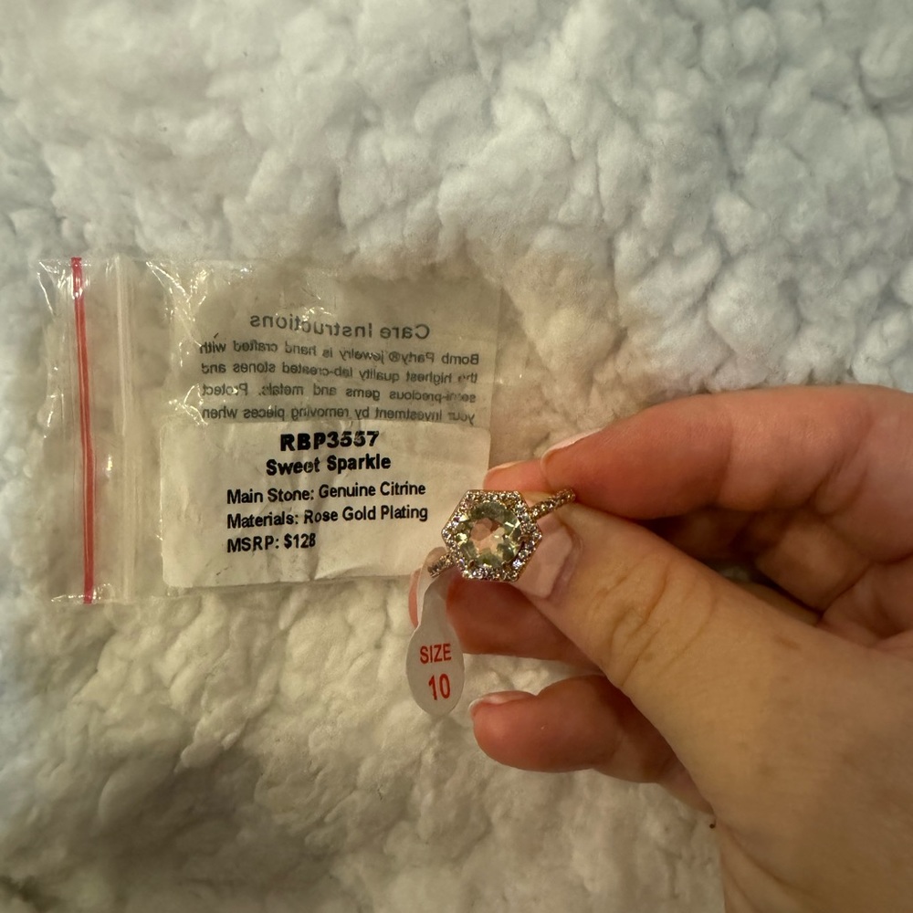 Bomb Party size 10 Rose Gold Ring